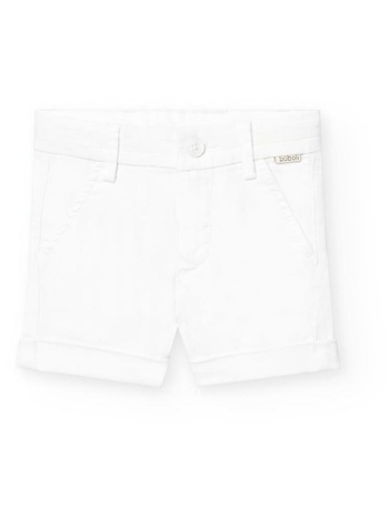 βερμούδα υφασμάτινη αγόρι boboli-711100-1100-white σε προσφορά