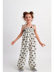 φόρμα ολόσωμη υφασμάτινη κορίτσι two in a castle-t6014-black