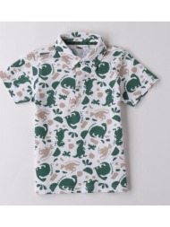 μπλούζα πόλο αγόρι i do-4.b453/00-6bhg-white