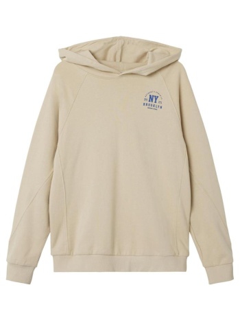 μπλούζα φούτερ αγόρι name it-13231089-irish cream σε προσφορά