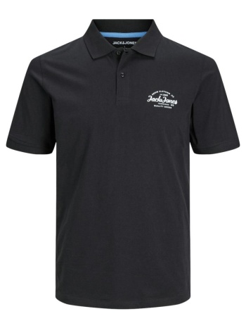 μπλούζα πόλο αγόρι jack & jones-12249749-black σε προσφορά