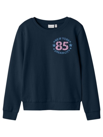 μπλούζα φούτερ κορίτσι name it-13231871-dark sapphire σε προσφορά