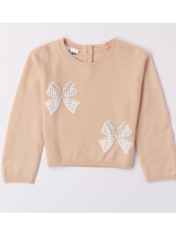 μπλούζα πλεκτή κορίτσι i do-47542-0916-beige σε προσφορά