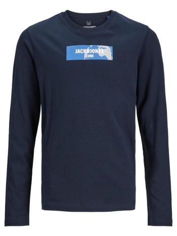 μπλούζα μακό αγόρι jack & jones-12243038-navy blazer σε προσφορά