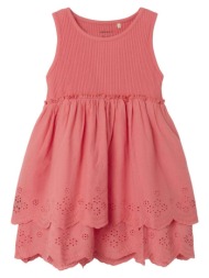 φόρεμα υφασμάτινο κορίτσι name it-13243174-spiced coral