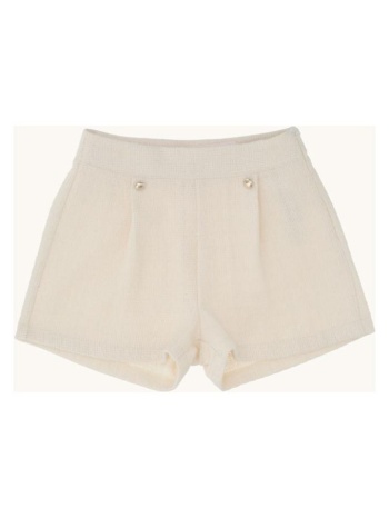 σορτς πλεκτό κορίτσι please-rb50410g49-almond milk σε προσφορά