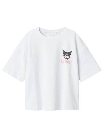 μπλούζα μακό kuromi κορίτσι name it-13245742-bright white σε προσφορά