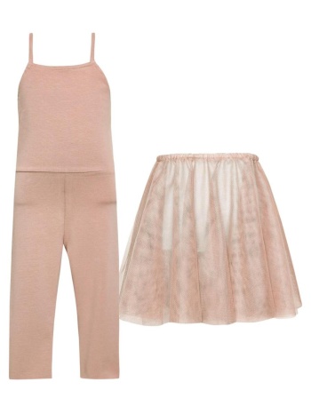 σετ με φόρμα ολόσωμη κορίτσι two in a castle-t5204-nude σε προσφορά