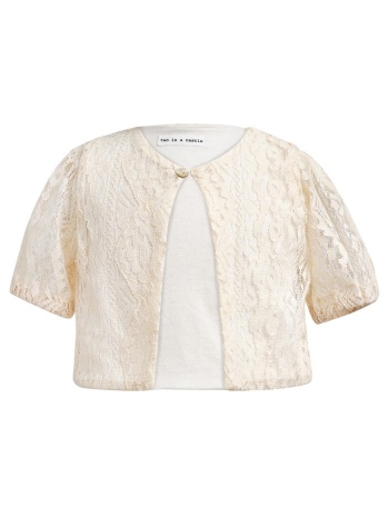 ζακέτα μπεμπέ κορίτσι two in a castle-t4184-off white σε προσφορά