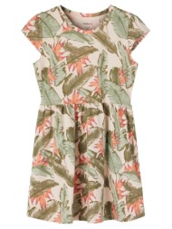φόρεμα μακό κορίτσι name it-13189009-peach whip-organic cotton