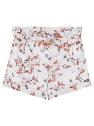 σορτς υφασμάτινο κορίτσι name it-13190029-white-organic cotton