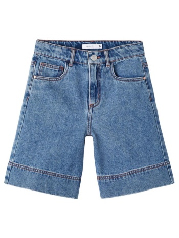 βερμούδα τζιν κορίτσι name it-13214024-medium blue denim σε προσφορά