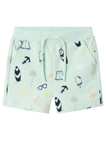 βερμούδα φούτερ αγόρι name it-13243287-honeydew σε προσφορά