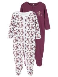 σετ φορμάκια κορίτσι name it-13192804-prune purple-organic cotton