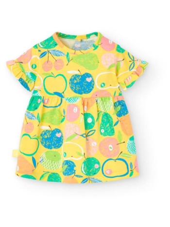 φόρεμα μακό μπεμπέ κορίτσι boboli-131072-9572-yellow σε προσφορά