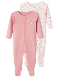 σετ 2 τεμ. φορμάκια μπεμπέ κορίτσι name it-13206515- rosette-organic cotton