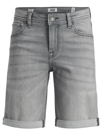 βερμούδα τζιν αγόρι jack & jones-12249173-grey denim σε προσφορά