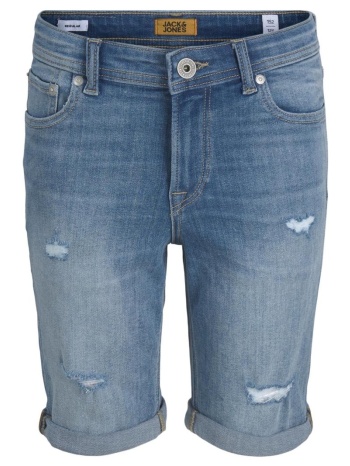 βερμούδα τζιν αγόρι jack & jones-12202236-blue denim σε προσφορά