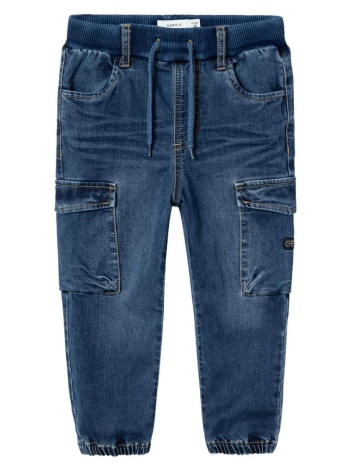 παντελόνι τζιν cargo αγόρι name it-13224943-dark blue denim σε προσφορά