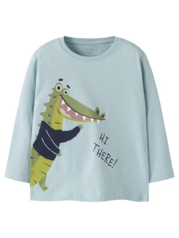 μπλούζα μακό αγόρι name it-13244918-sterling blue σε προσφορά