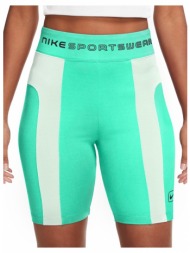 nike sportswear women`s shorts cz9771-342 βεραμάν