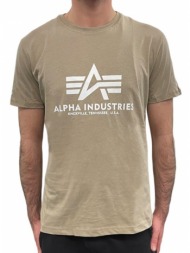 alpha industries basic t 100501-679 μπέζ