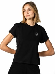 gsa wmn cotton t-shirt 1721101001-jet black μαύρο