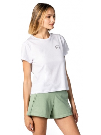 gsa wmn cotton t-shirt 1721101001-star white λευκό σε προσφορά