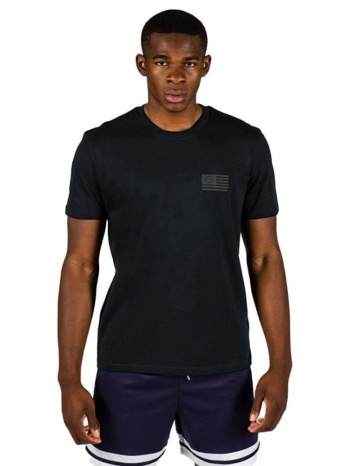 gsa men organic t-shirt printed 17-17136-jet black μαύρο σε προσφορά