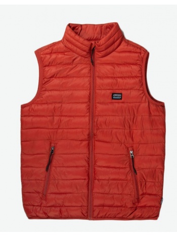 emerson men`s vest jacket 201.em10.140-nl burnt orange σε προσφορά