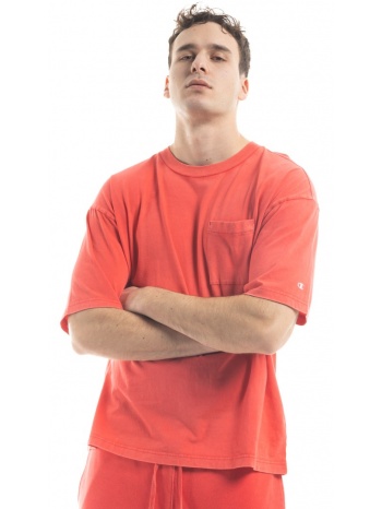 champion crewneck t-shirt 218605-rs005 κόκκινο σε προσφορά