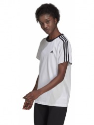 adidas sportswear w 3s bf t h10201 λευκό