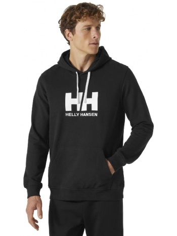 helly hansen hh logo hoodie 33977-990 μαύρο σε προσφορά