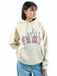 grimey melted stone vintage hoodie gch577-crm εκρού