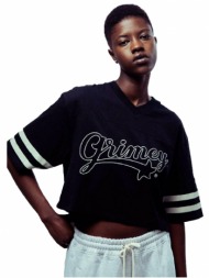 grimey madrid girl crop football jersey ggmcj366-blk μαύρο
