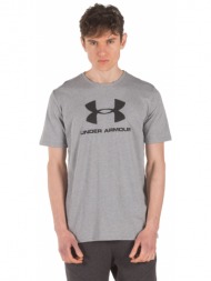 under armour sportstyle logo ss 1329590-036 γκρί