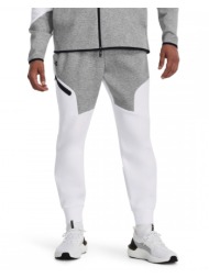 under armour unstoppable flc joggers 1379808-012 γκρί