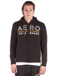aeropostale guys full zip hoodies 1391-001 μαύρο