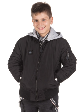 district75 boys` jacket 219kbja-637 μαύρο σε προσφορά