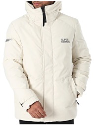 superdry city padded hooded wind parka m5011817a-1ks γκρί