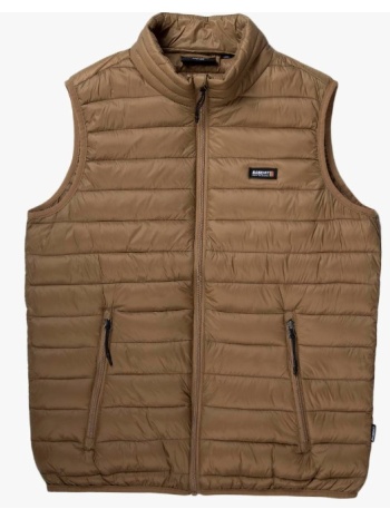 basehit men`s puffer vest jacket 201.bm10.141-nl gold brown σε προσφορά