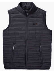 basehit men`s puffer vest jacket 201.bm10.141-nl blue black μπλε