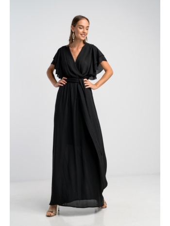 φόρεμα μάξι κρουαζέ με ζωνάκι-2285 σε προσφορά
