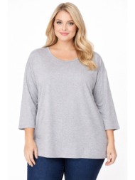 plus size μπλουζα μακρυμανικη morena spain sh-39649-26bl