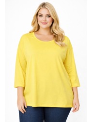 plus size μπλουζα μακρυμανικη morena spain sh-39649-26bl