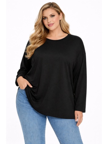 plus size μπλουζα μακρυμανικη morena spain sh-39649-1-26bl
