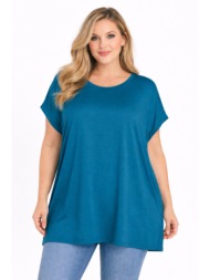 plus size μπλουζα κοντομανικη morena spain sh-31650-26bl