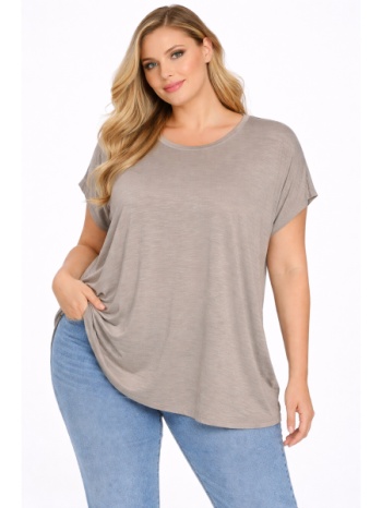 plus size μπλουζα κοντομανικη morena spain sh-31013-26bl