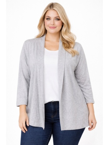 plus size ζακετα μακρυμανικη morena spain sh-64740-26ca