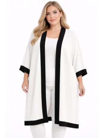 plus size ζακετα κοντομανικη morena spain sh-64432-26ca